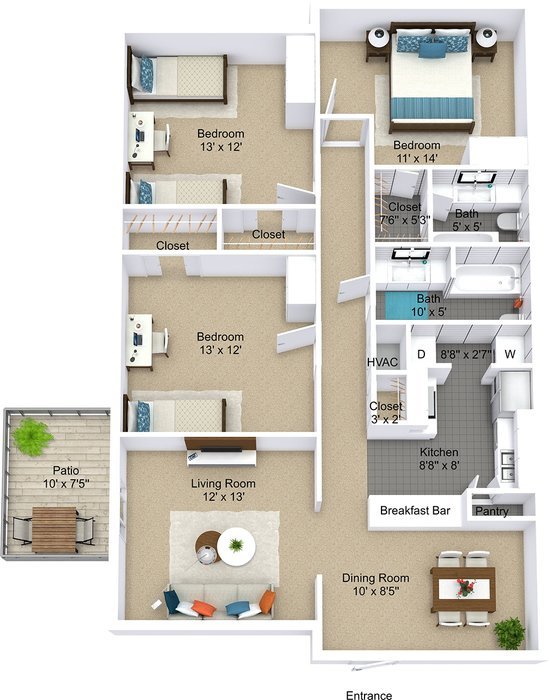 Home Apartments in Gardendale, AL Woodbrook Apartments